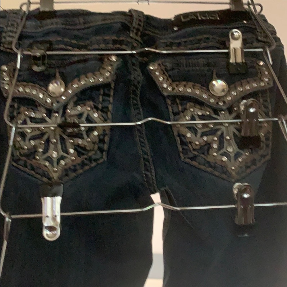 LA Idol Jean Capris, size 9 gently worn